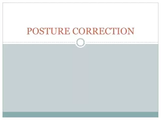 Posture Correction