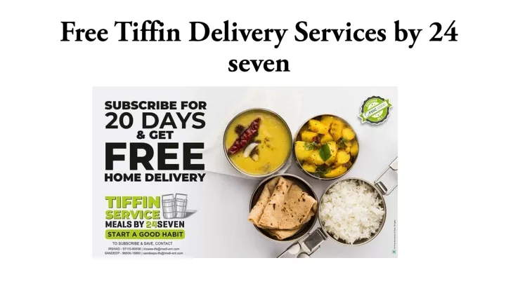 free tiffin delivery services by 24 seven