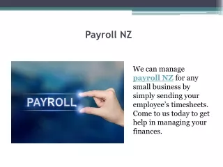 Payroll NZ
