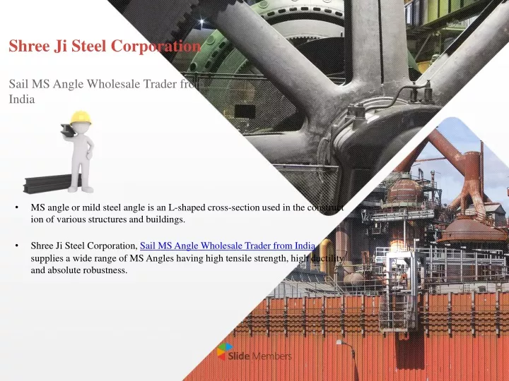 shree ji steel corporation sail ms angle wholesale trader from india