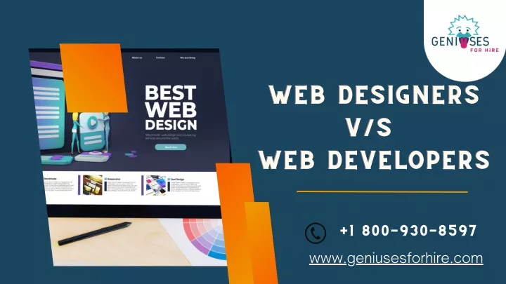 web designers v s web developers