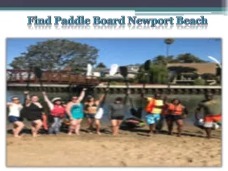 Find Paddle Board Newport Beach