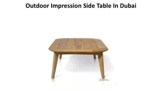 outdoor impression side table in dubai