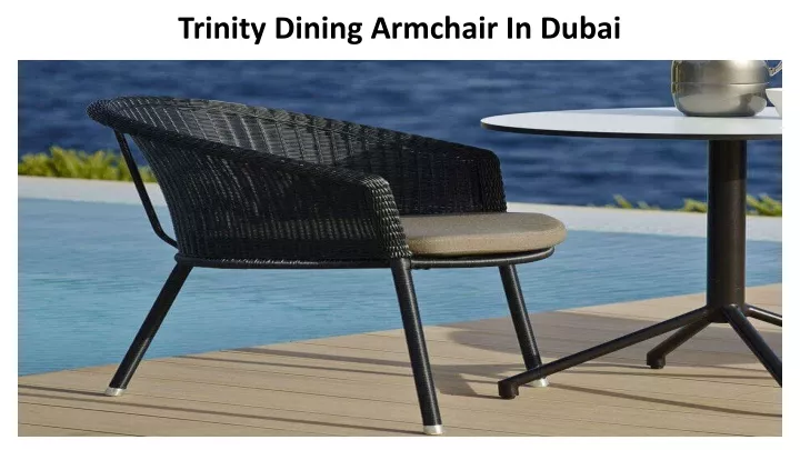 trinity dining armchair in dubai