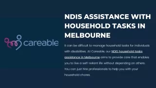 NDIS household tasks in Melbourne