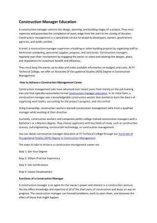 Construction Manager Education-converted