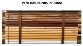 venetian blinds in dubai
