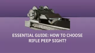 ESSENTIAL GUIDE_ HOW TO CHOOSE RIFLE PEEP SIGHT_