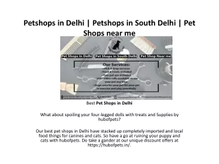 Pet Shops in South Delhi | Pet Shops in Delhi | Pet Shops near me