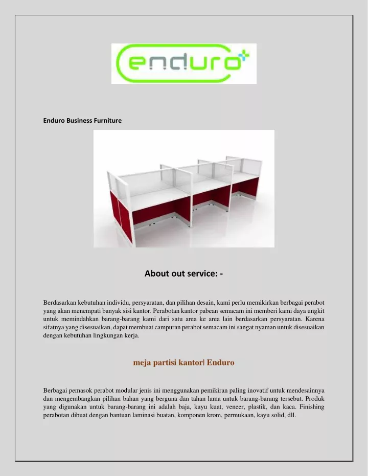 enduro business furniture