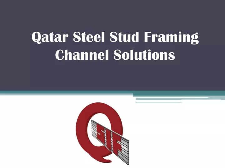 qatar steel stud framing channel solutions