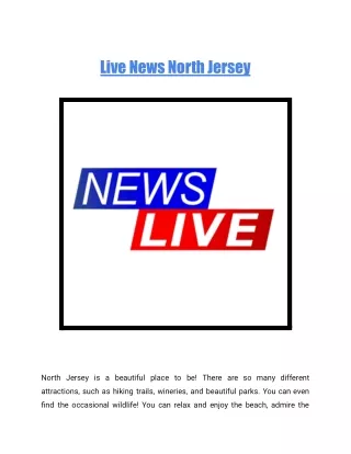 Live News North Jersey