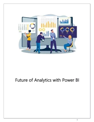 Future of Advanced Analytics with Power BI