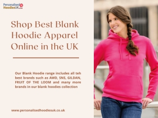 Shop Best Blank Hoodie Apparel Online in the UK