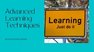 Advance Learning Skills You Need To Learn | Boostmygrade review