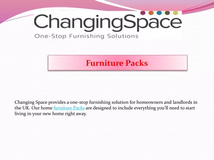 furniture packs