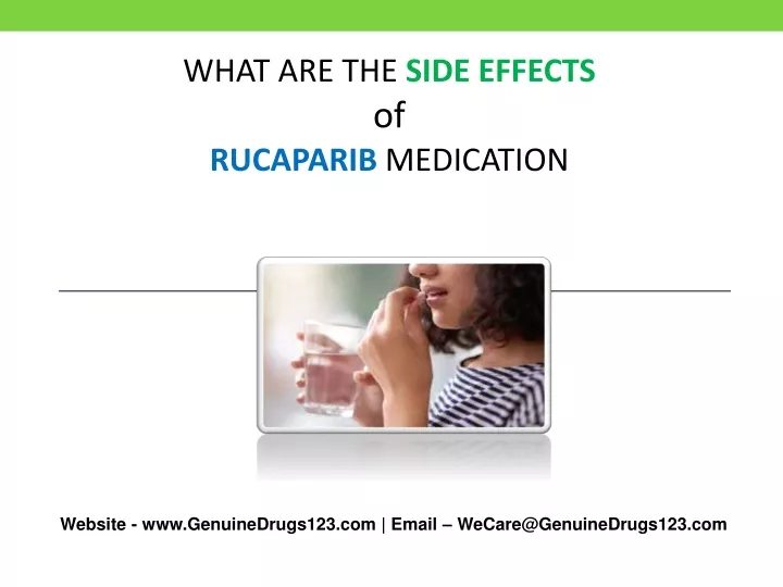 what are the side effects of rucaparib medication