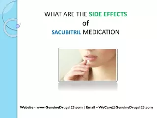 what are the side effects of sacubitril medication