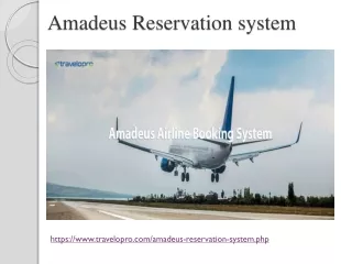Amadeus Reservation system