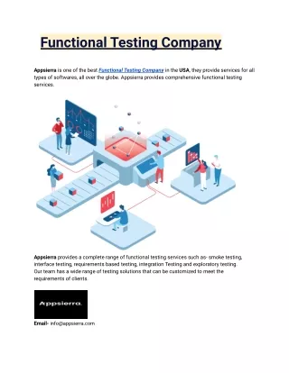functional testing company
