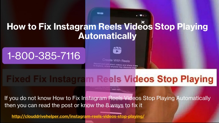 how to fix instagram reels videos stop playing automatically