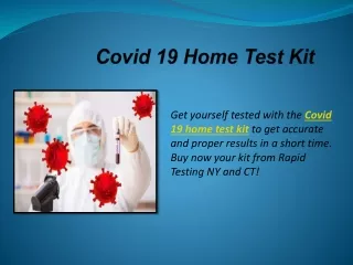 Covid 19 Home Test Kit