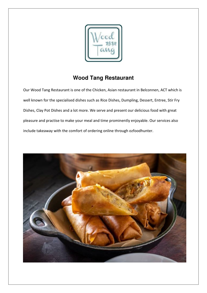 wood tang restaurant