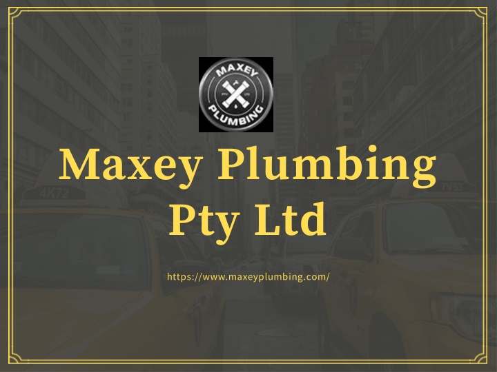 maxey plumbing pty ltd