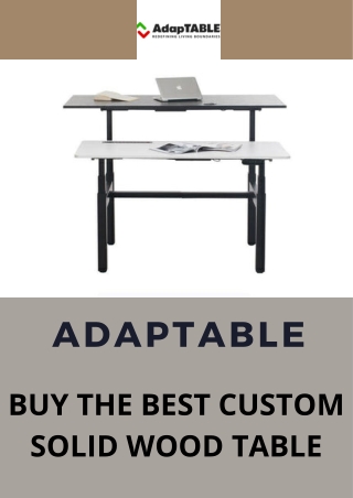 Buy The Best Custom solid wood table In Singapore