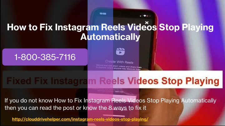 how to fix instagram reels videos stop playing