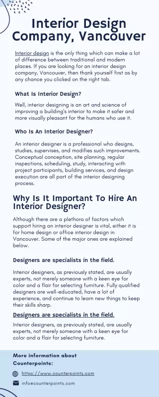interior design company vancouver