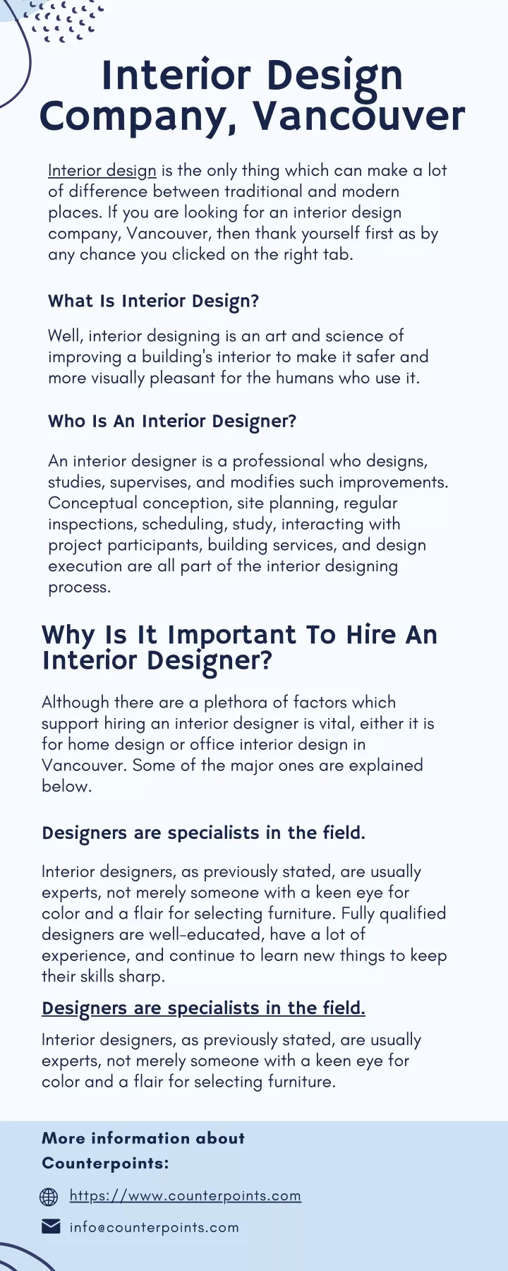 interior design company vancouver