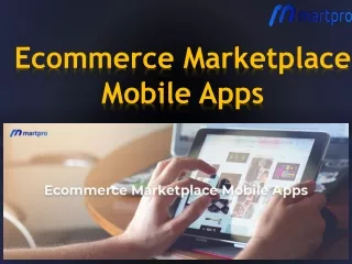 Ecommerce Marketplace Mobile Apps