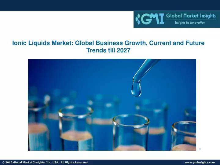 ionic liquids market global business growth