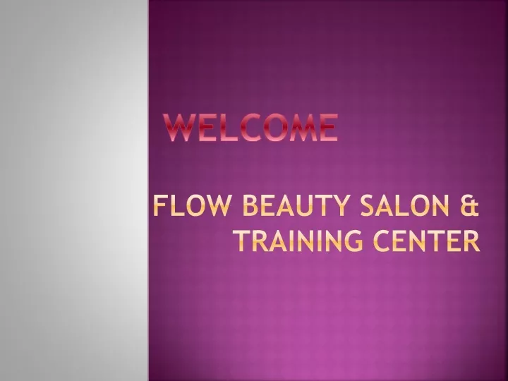 flow beauty salon training center