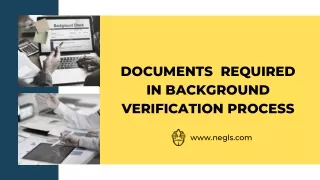 Documents Required In Background Verification Process