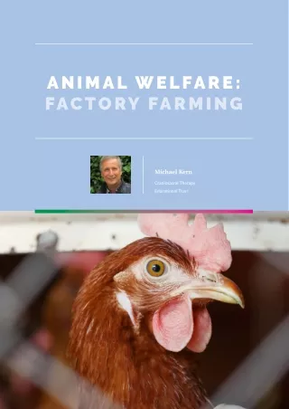 Animal Welfare: Factory Farming