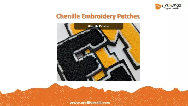 chenille embroidery patches