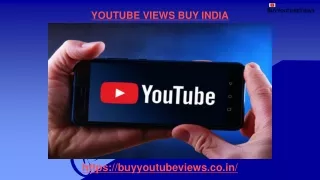 YOUTUBE VIEWS BUY INDIA
