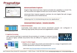 advanced data capture pragma edge advanced data