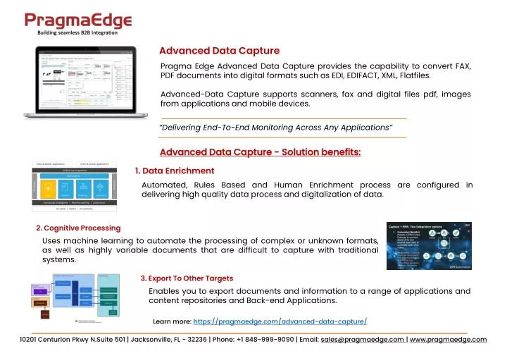 advanced data capture pragma edge advanced data