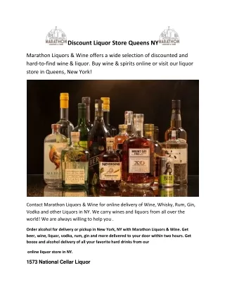 discount liquor store queens ny