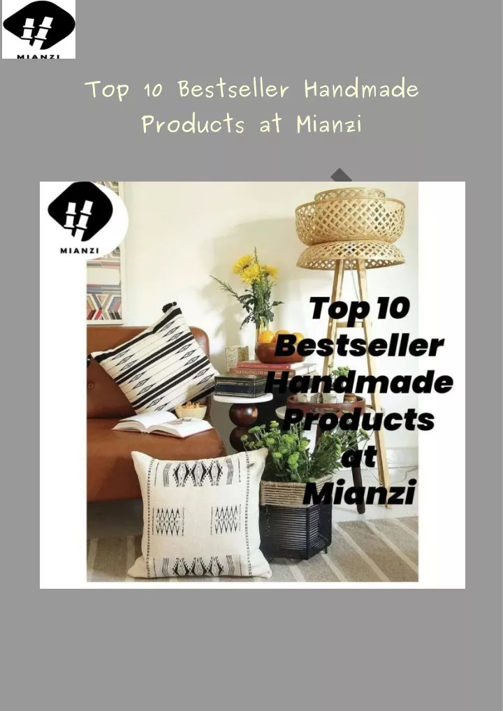 top 10 bestseller handmade products at mianzi