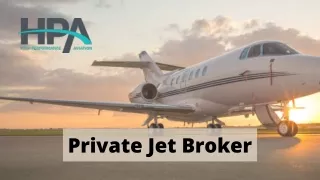 private jet broker