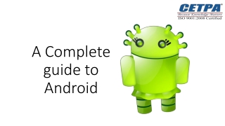 a complete guide to android
