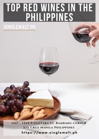 Top Red Wines in the Philippines | Single Malt