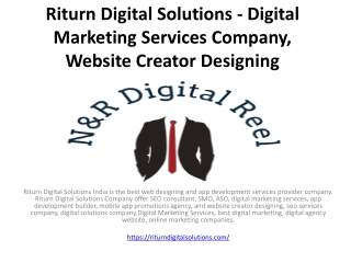 Riturn Digital Solutions - Digital Marketing Services Company