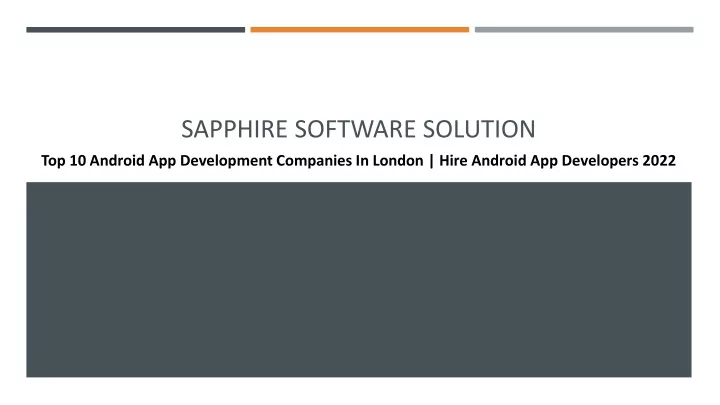 sapphire software solution