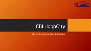 National Recreational Basketball League – Start Team Now