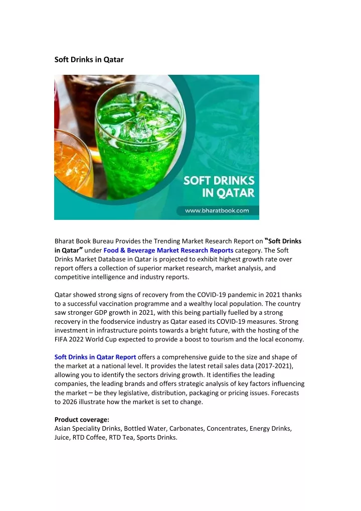 soft drinks in qatar